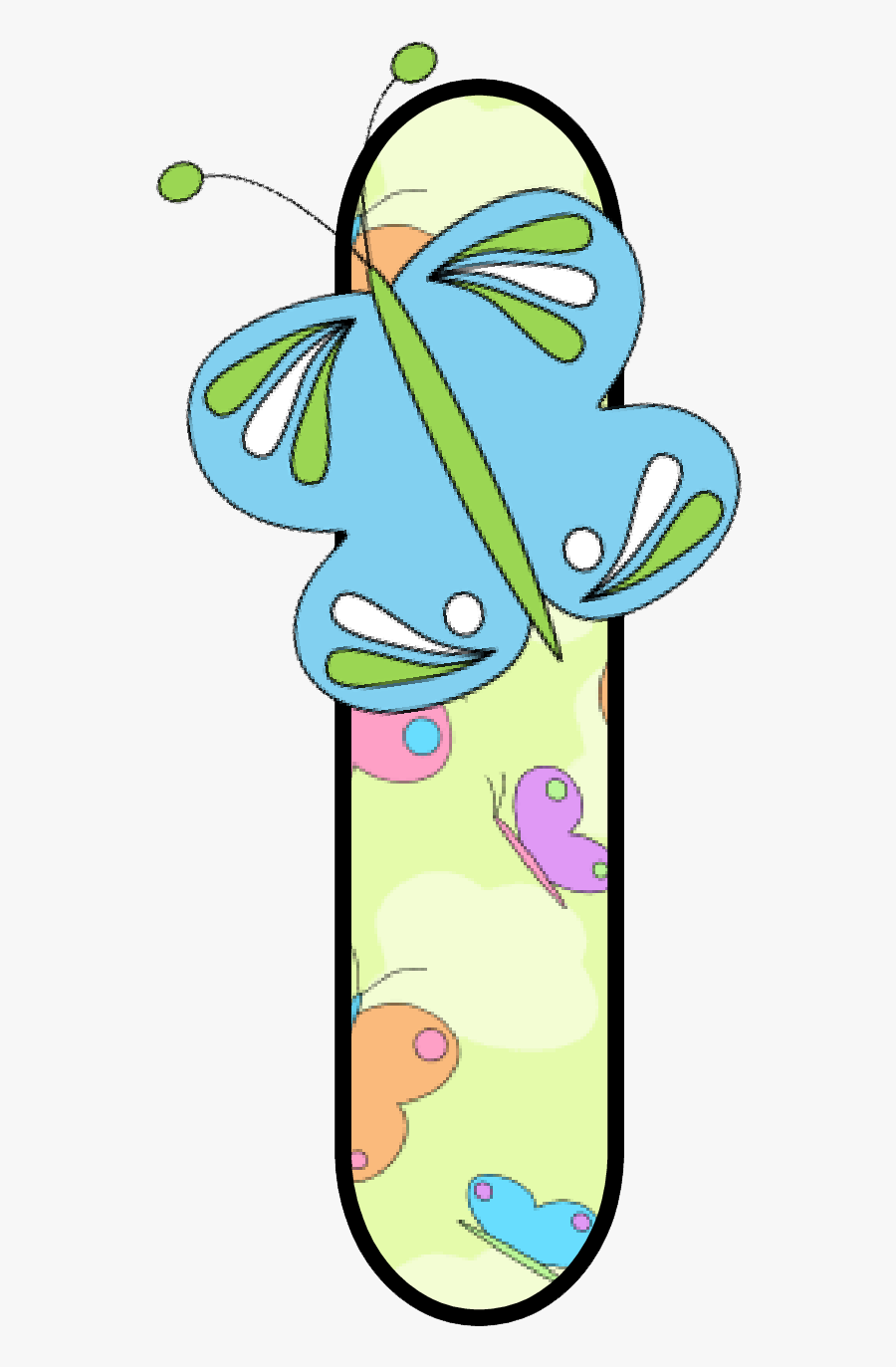 Emergency Clipart Collage - Letter I And Butterfly Clip Art, Transparent Clipart