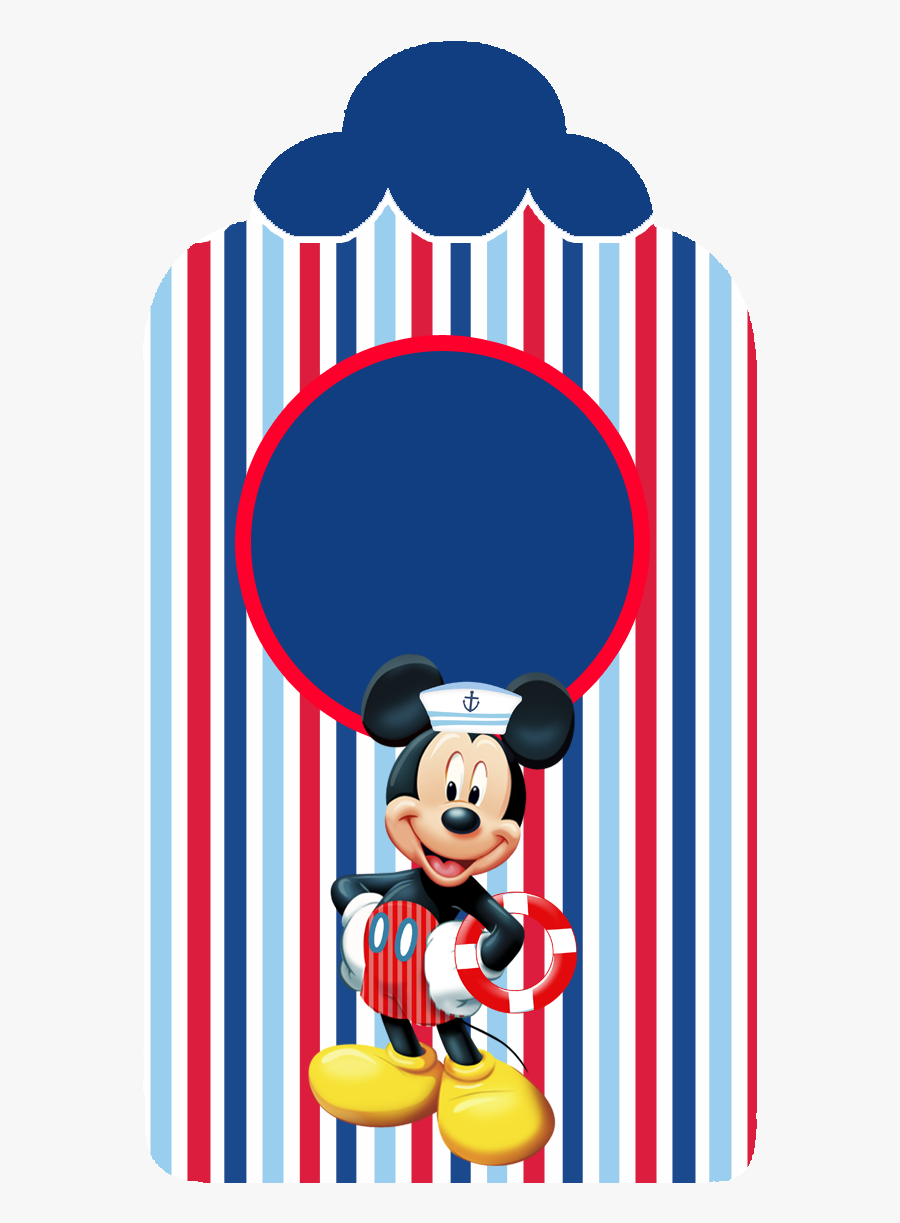 Pin By Paola Valencia - Mickey Mouse Nautical, Transparent Clipart