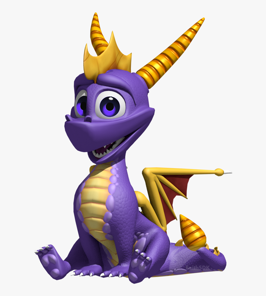 Transparent Skylander Clipart - Faithsdk Spyro, Transparent Clipart