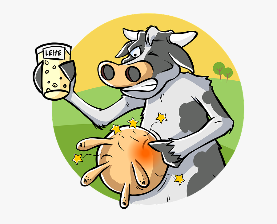 Cliparts For Free - Sick Cow Png Cartoon, Transparent Clipart