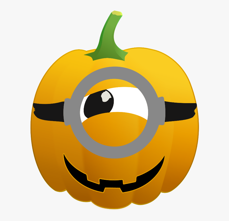 Minion Pumpkin Cliparts - Halloween Pumpkin Minion Png, Transparent Clipart