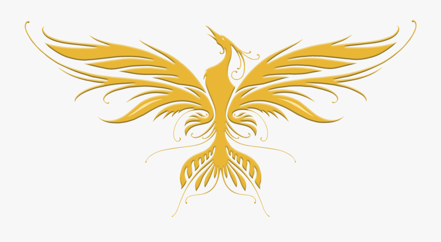 Brush And Co - Silhouette De Phoenix, Transparent Clipart