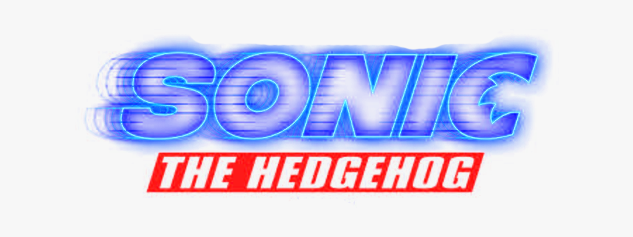 Sonic Movie Logo Png - Graphic Design, Transparent Clipart