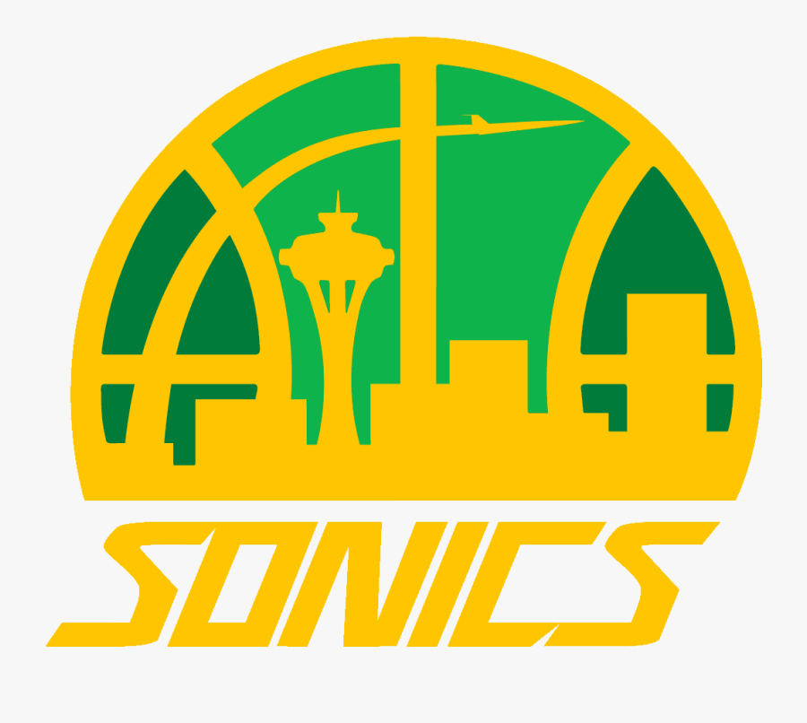 Seattle Supersonics Logo Png, Transparent Clipart