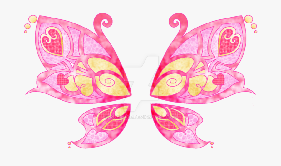 Transparent Tinkerbell Wings Png - Pink Fairy Wings Png, Transparent Clipart