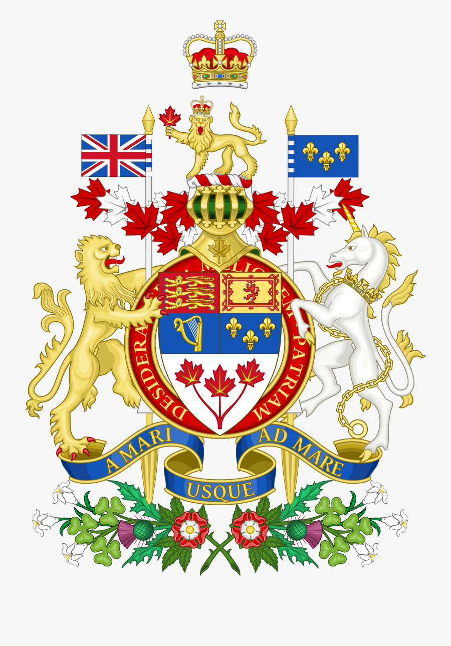 Coat Of Arms Of Canada Rendition, Transparent Clipart
