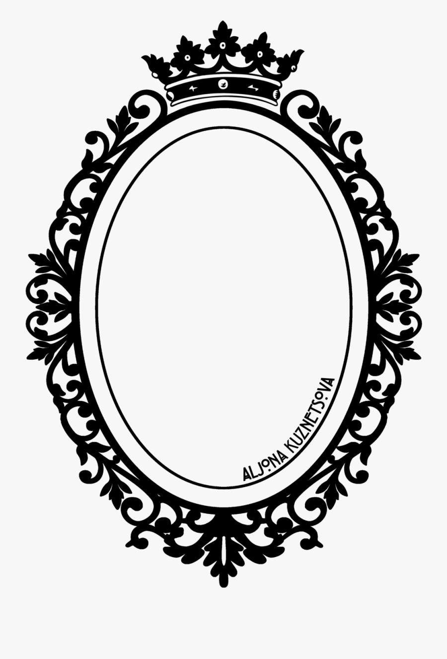 The Haunted Mansion Haunted House Silhouette Printmaking - Black Oval Frame Png, Transparent Clipart