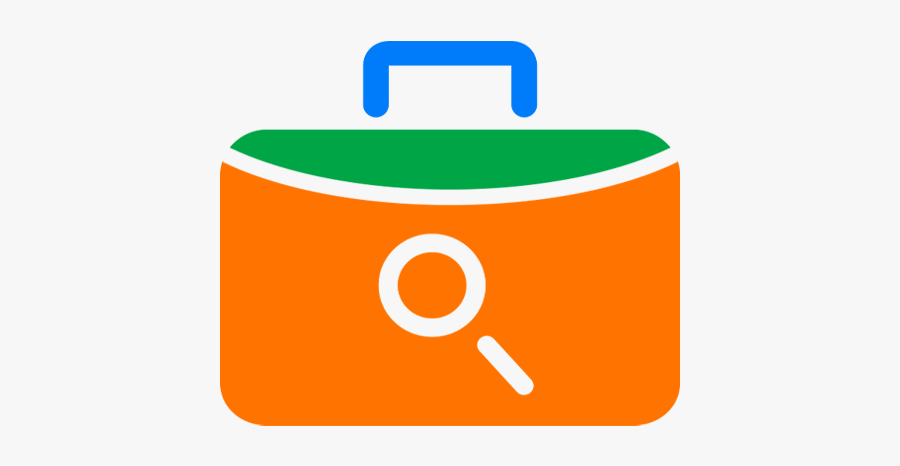 Breifcase - Circle, Transparent Clipart