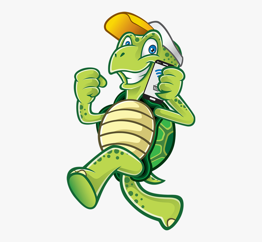 Cartoon Running Turtle, Transparent Clipart