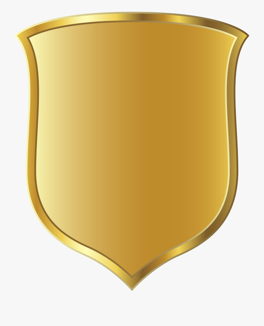 Sheriff Badge Clipart Free - Gold Shield Logo Png, Transparent Clipart