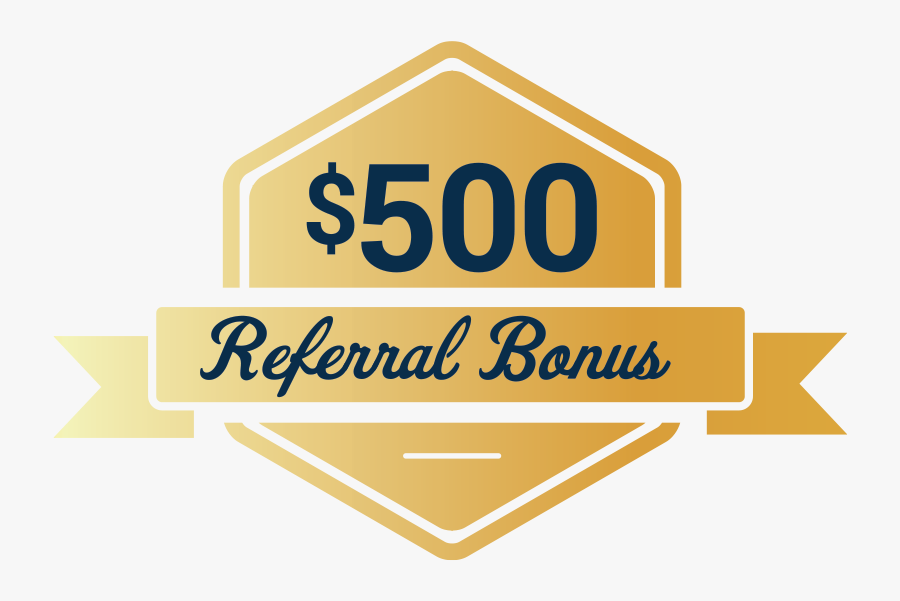 $500 Png Bonus - Referral Incentive, Transparent Clipart