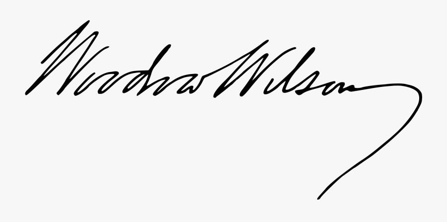 Woodrow Wilson Signature Clipart , Png Download - Woodrow Wilson Signature, Transparent Clipart
