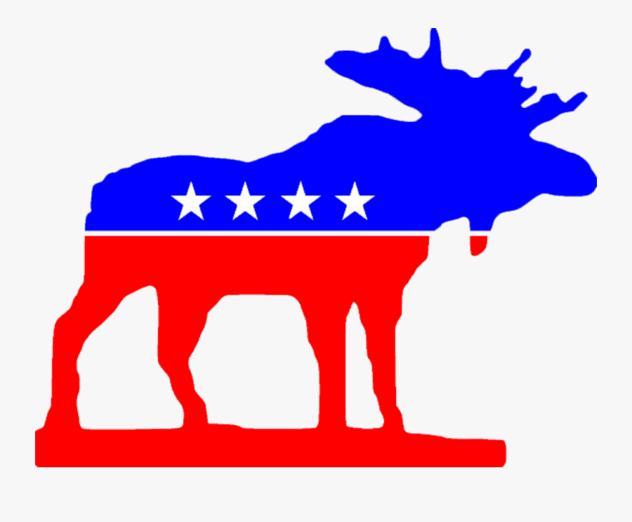 Bull Moose Party, Transparent Clipart