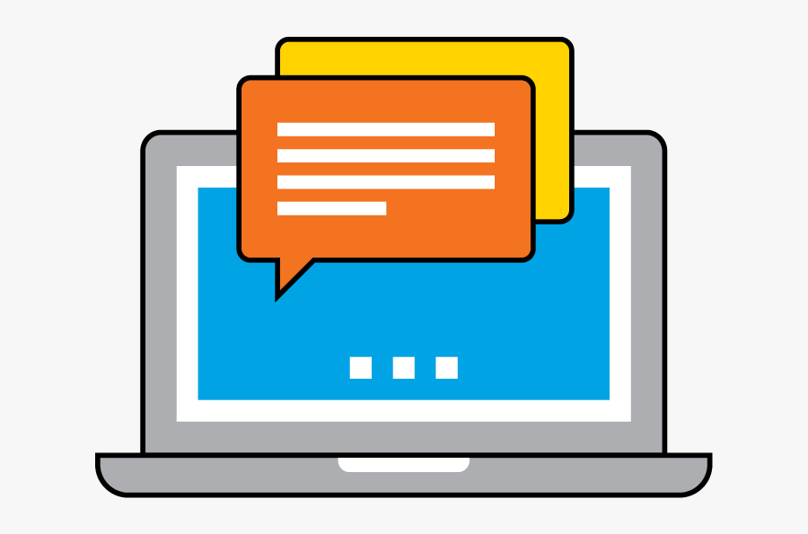 Computer Message, Transparent Clipart