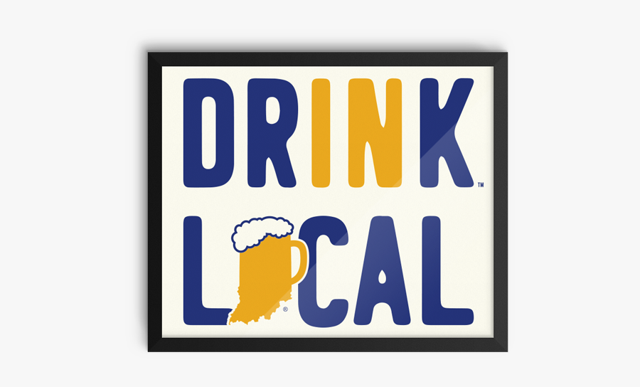 Drink Local Poster 8x10"
 Data Large Image="//cdn, Transparent Clipart