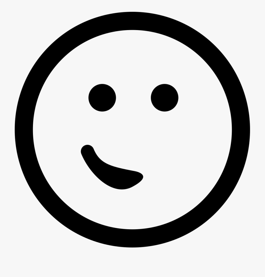 Face With The Mouth At One Side - Modaal Just Killin, Transparent Clipart