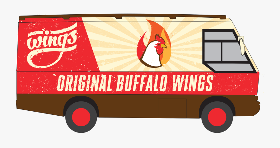 Clip Art Food Truck Design - Chicken Wings, Transparent Clipart
