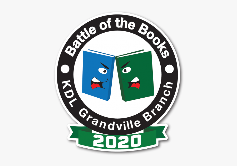 Grandville Battle Of The Books - Label, Transparent Clipart