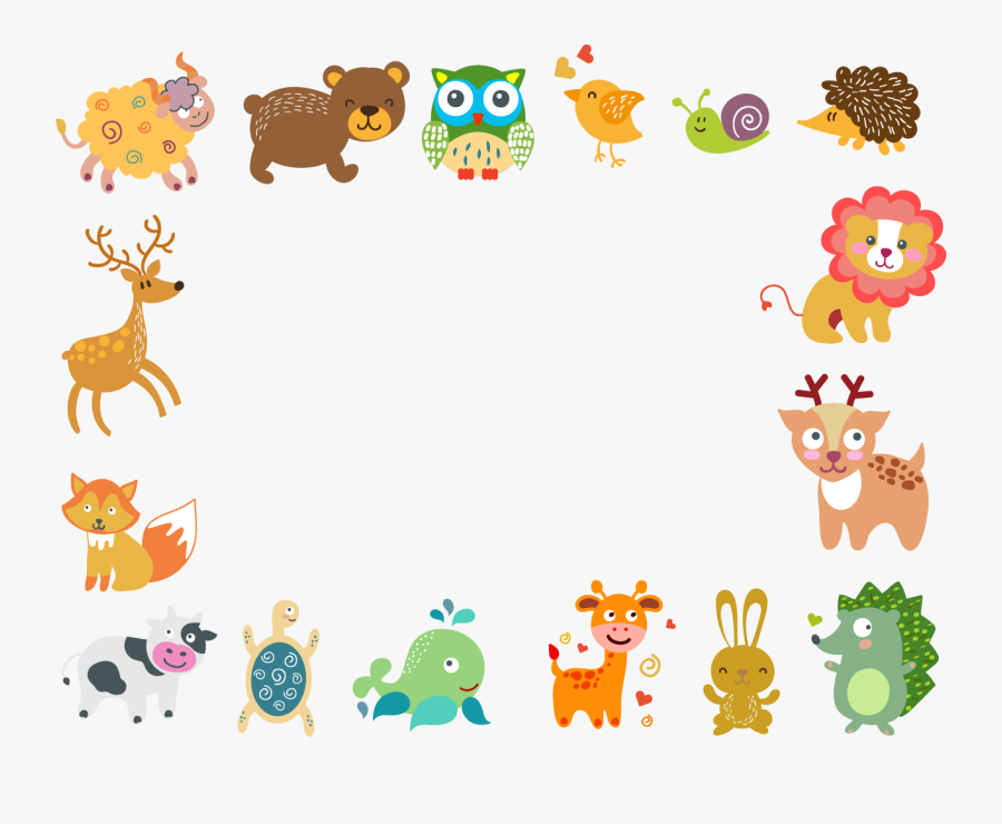 Vector Animals Png Download - Animal Cartoon Vector Png, Transparent Clipart