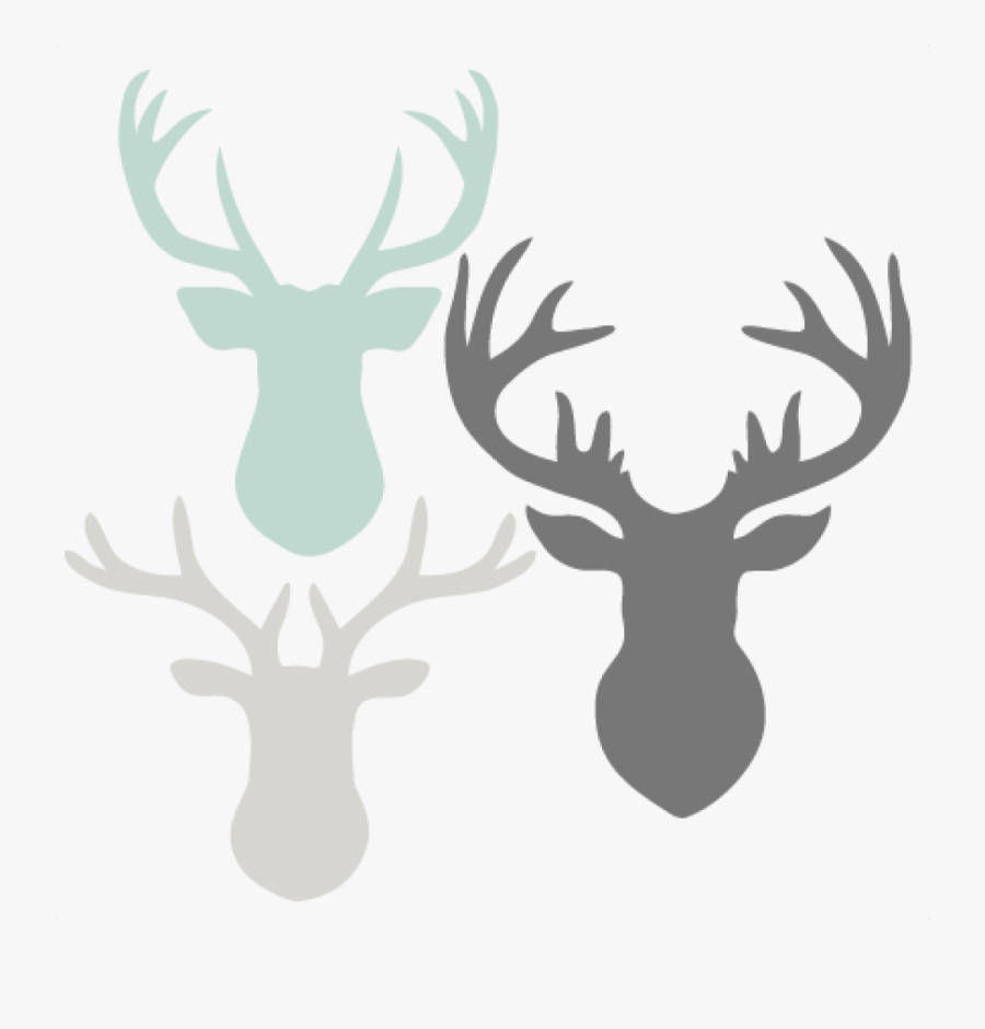 Deer Head Clipart Deer Head Set Svg Scrapbook Cut File Cute Deer Head Silhouette Svg Free Transparent Clipart Clipartkey