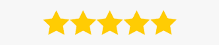 Five Stars Logo, Transparent Clipart