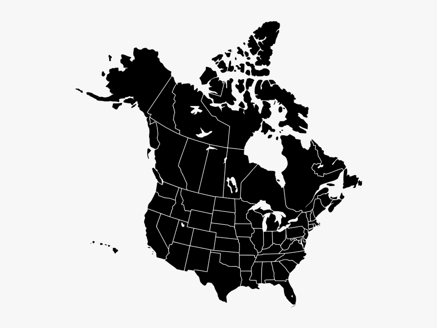 Ai Full Hd Maps - United State Of Canada, Transparent Clipart