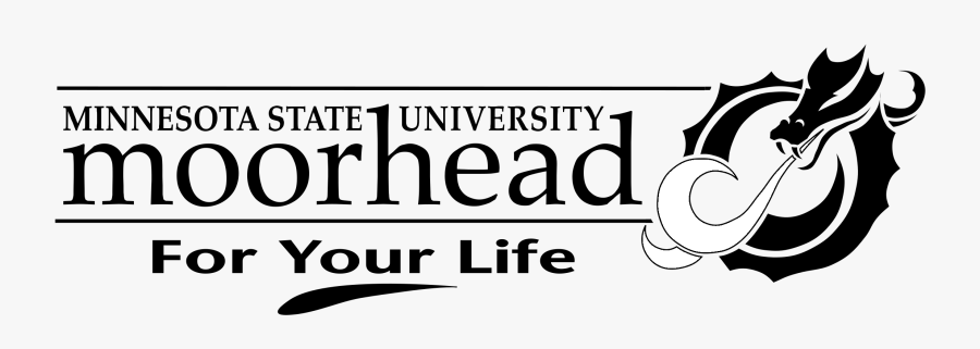 Msu Moorhead Logo Black And White - Minnesota State University Moorhead, Transparent Clipart