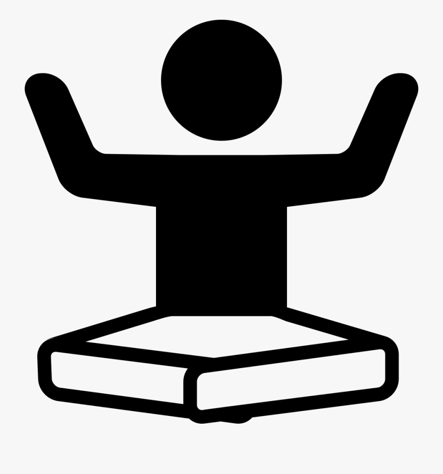 Man In Lotus Position Flexing Arms - Lotus Position, Transparent Clipart