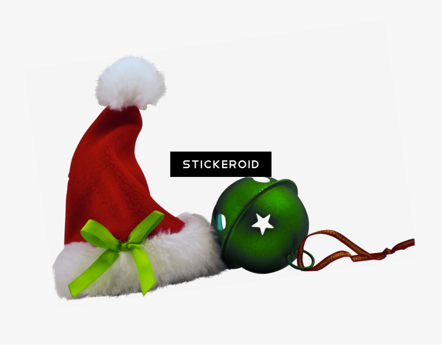 Christmas Hat And Bell Clipart , Png Download, Transparent Clipart