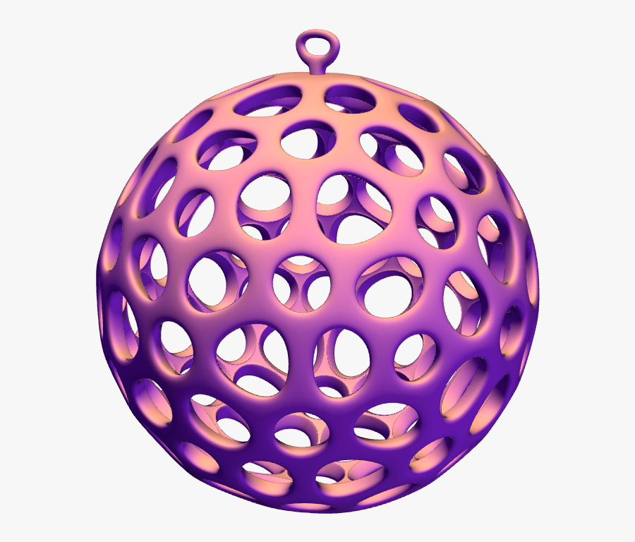 Voronoi Xmas Bauble Clipart , Png Download, Transparent Clipart