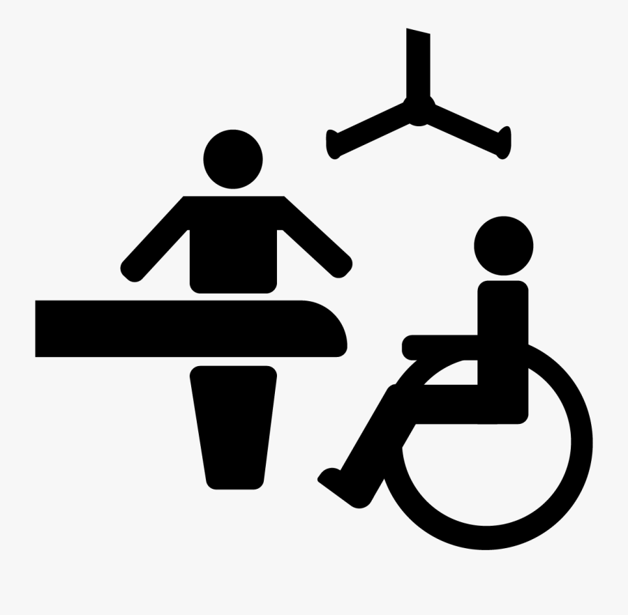 Adult Changing Table Icon - Changing Places Toilet Sign, Transparent Clipart