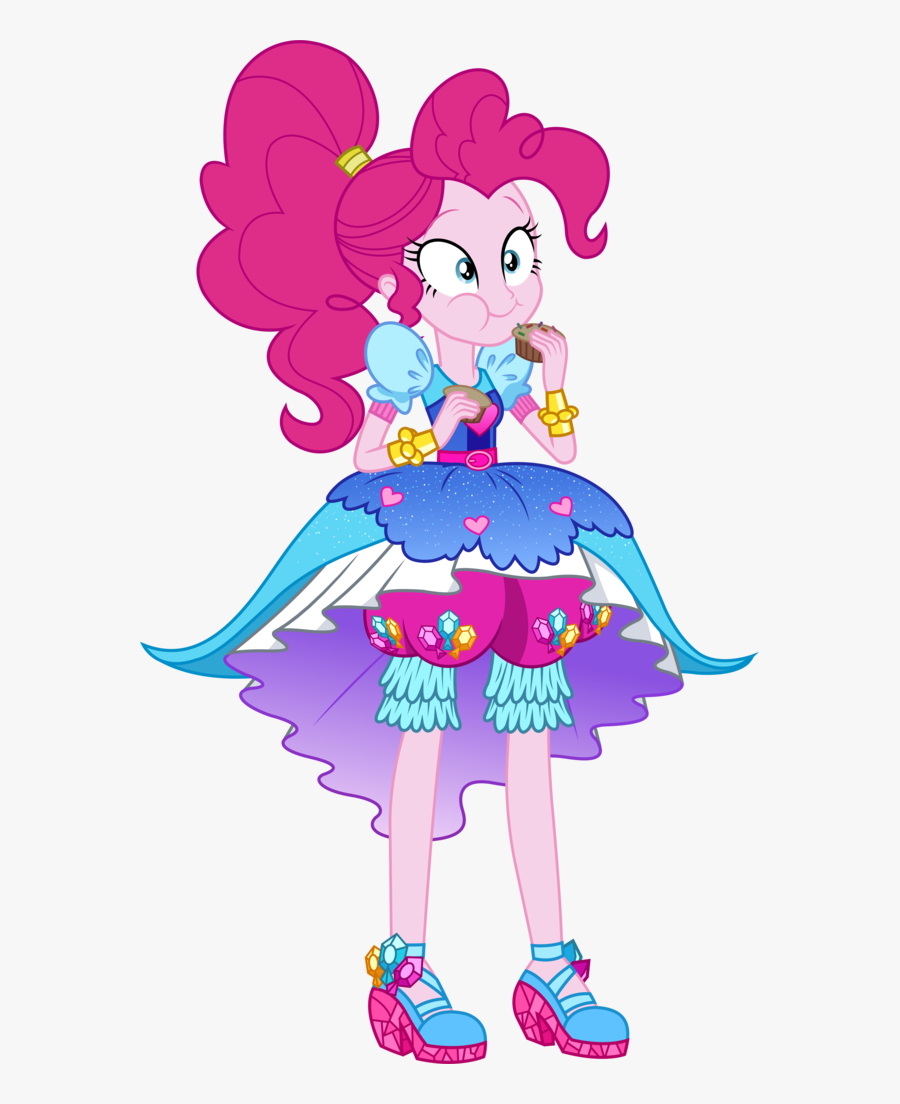 Vector Girl Dress - My Little Pony Equestria Girls Legend Of Everfree Pinkie, Transparent Clipart