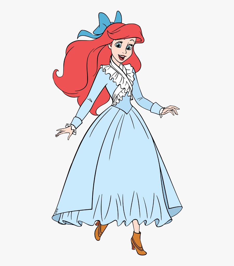 Drawing Ariel As A Human, Transparent Clipart