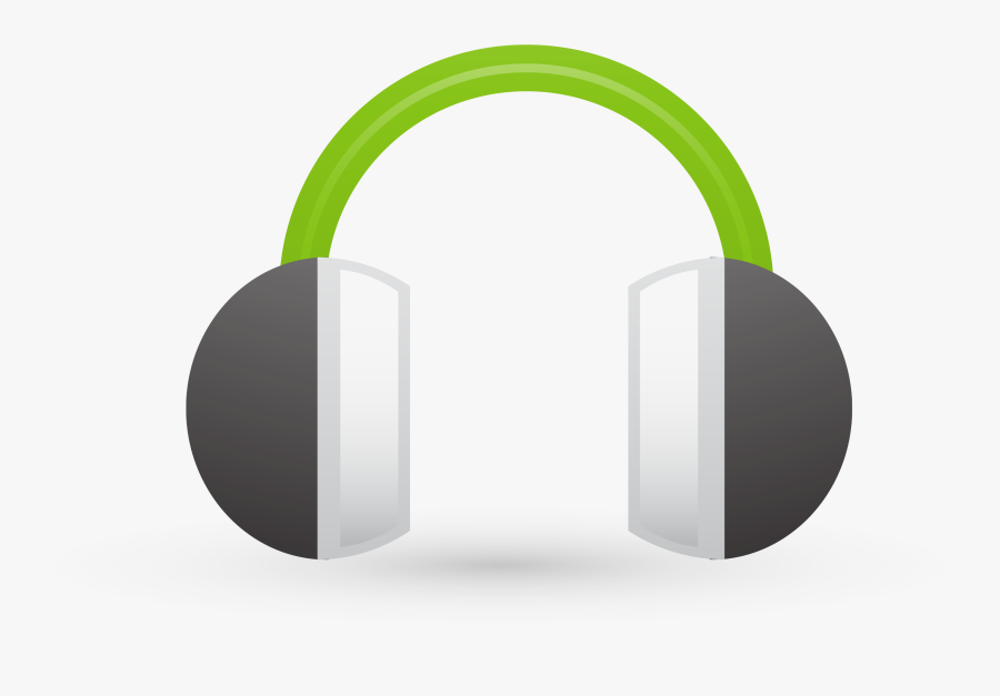 Headphone Clipart Block Center - Circle, Transparent Clipart