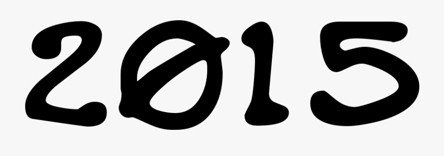 2015 ,texto,clipart,free - Calligraphy, Transparent Clipart