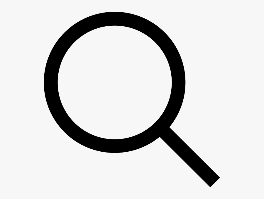 Search Magnifying Glass Icon Png, Transparent Clipart