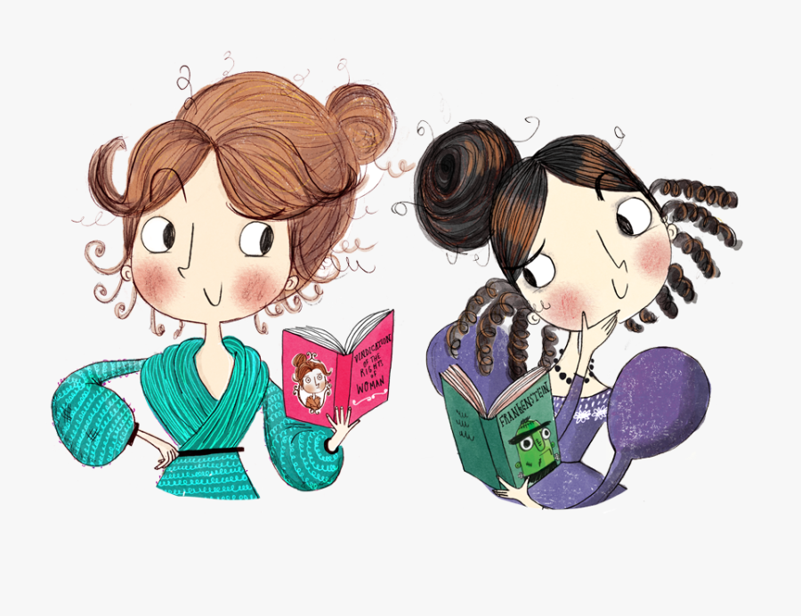 Cartoon Drawing Mary Wollstonecraft, Transparent Clipart