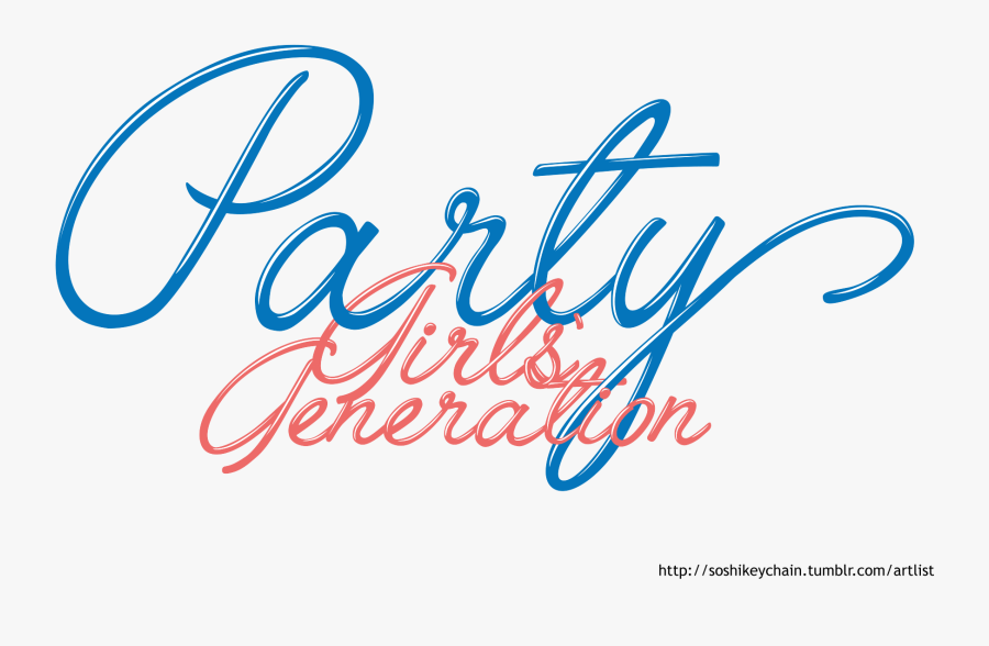 Girls Generation Clipart Party - Party Girls Generation Png, Transparent Clipart
