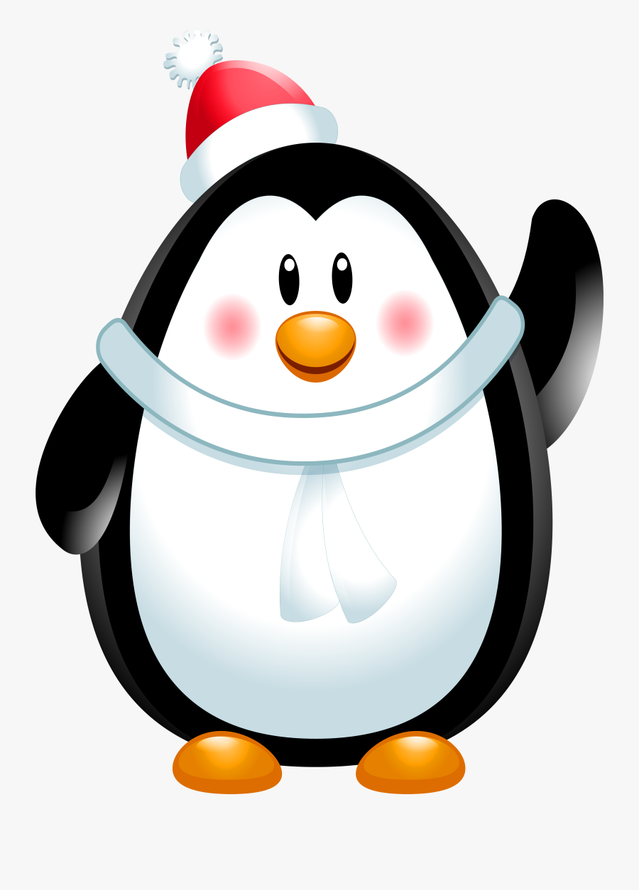 Christmas Penguin Png Clip - Free Clipart Christmas Penguin, Transparent Clipart