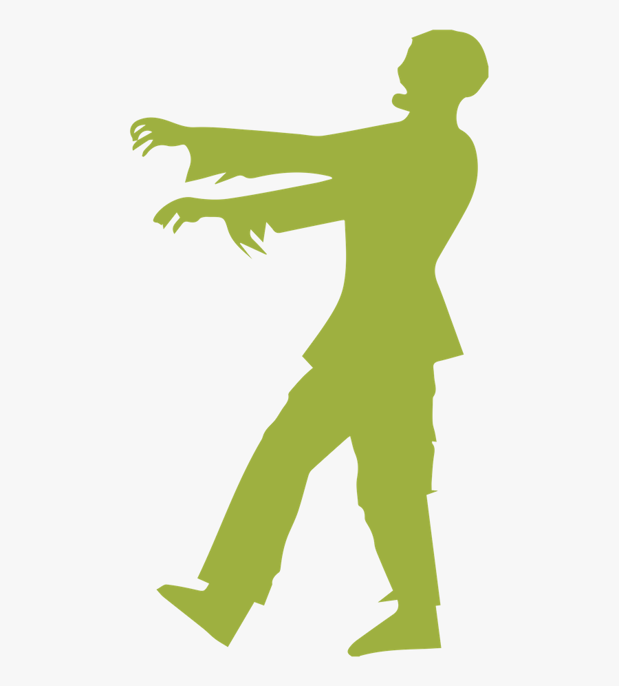 Transparent Zombie Silhouette Png - Scentsy Monster Monday Flash Sale, Transparent Clipart