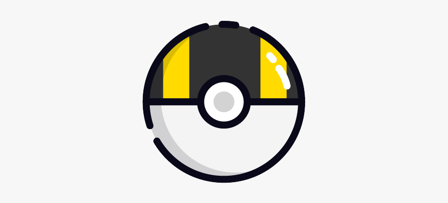 Ultra Ball - Ultra Ball Pokemon Png, Transparent Clipart