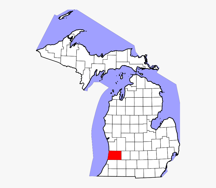 Kalamazoo On A Map, Transparent Clipart