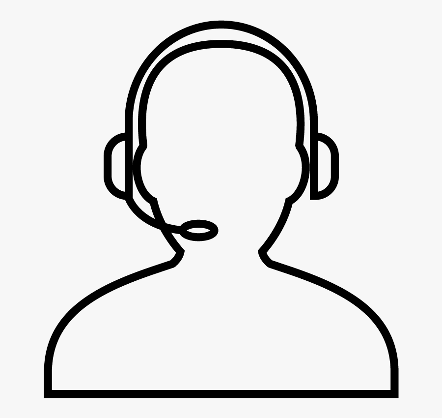 Support Agent Icon, Transparent Clipart