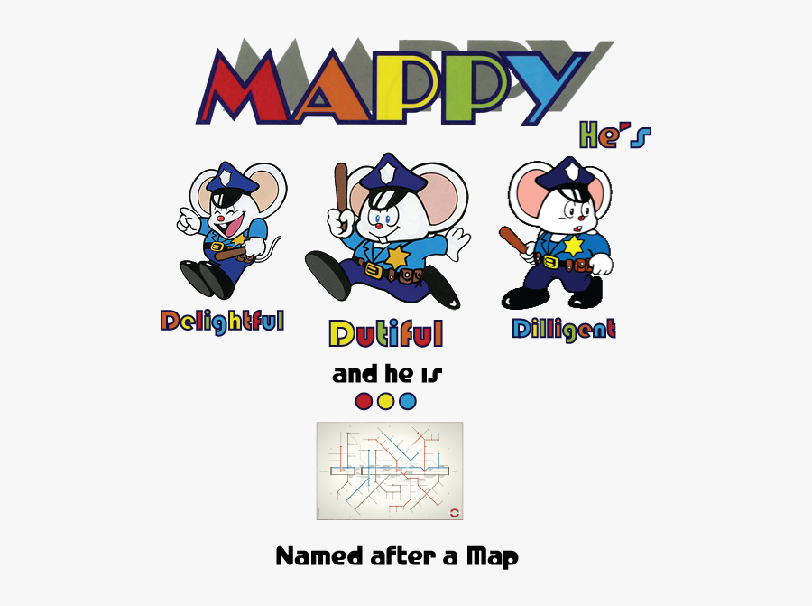 Transparent Tmnt Sewer Lid Clipart - Mappy Arcade Game, Transparent Clipart