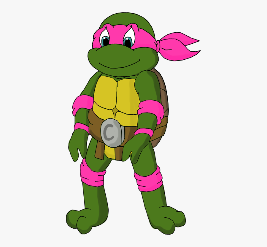 Pink Ninja Turtle Head, Transparent Clipart