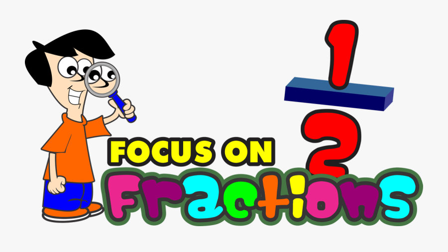 Focus Clipart Work Time - Maths Fractions Clip Art, Transparent Clipart