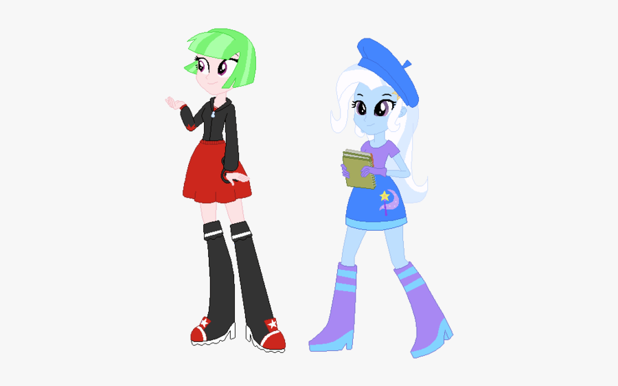Adagio Dazzle And Trixie Fusion, Transparent Clipart