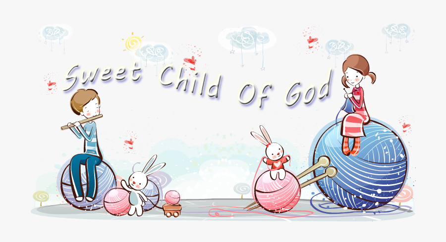 Sweet Child Of God - Pc Wallpaper Cute 1920x1080 Hd, Transparent Clipart