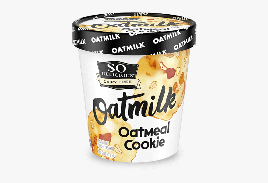 Oatmeal Cookie Oatmilk Frozen Dessert"
 Class="pro-xlgimg - So Delicious Oat Milk Ice Cream, Transparent Clipart