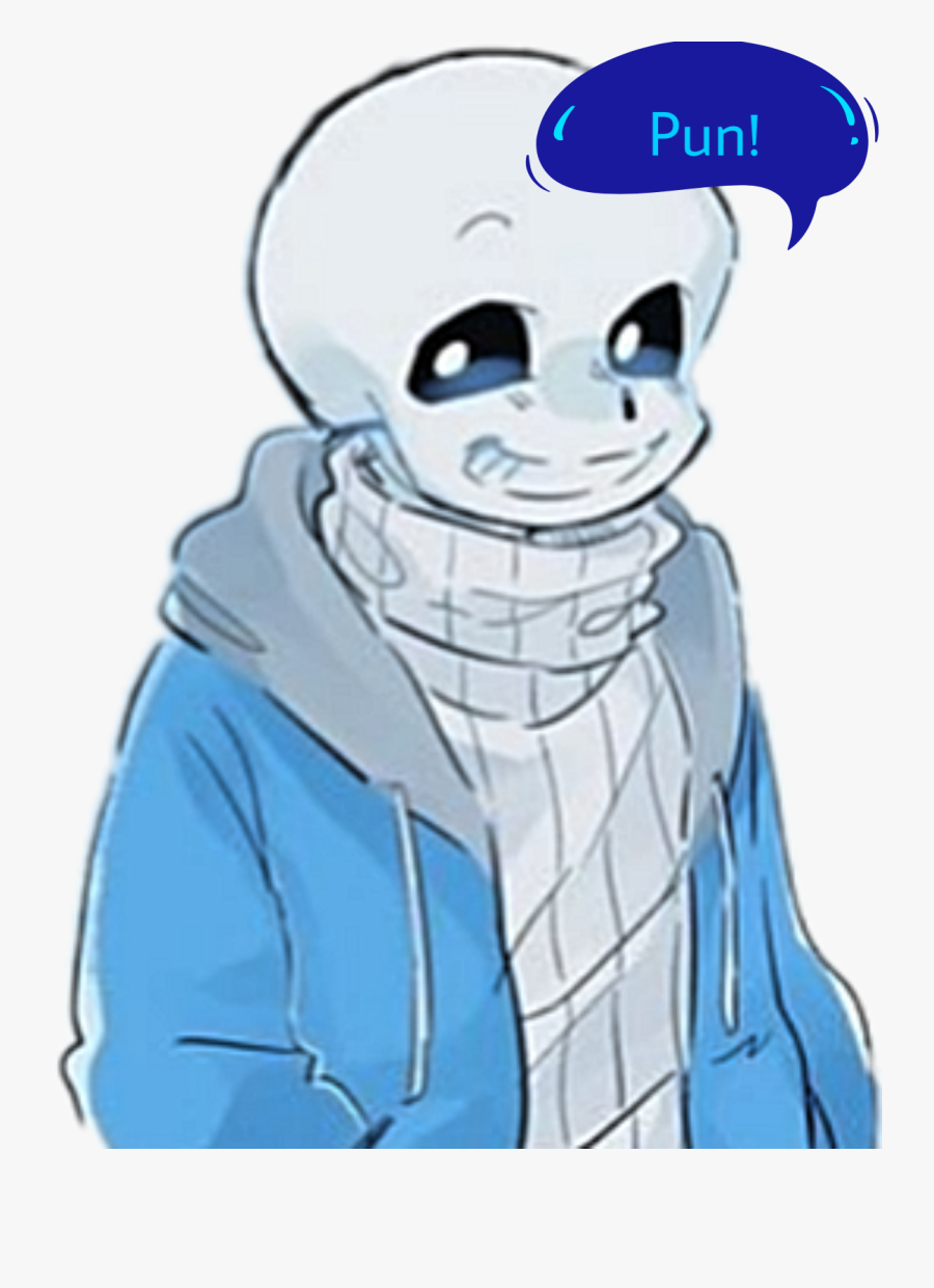 #pun#sans#undertale - Cute Undertale Sans Fanart, Transparent Clipart